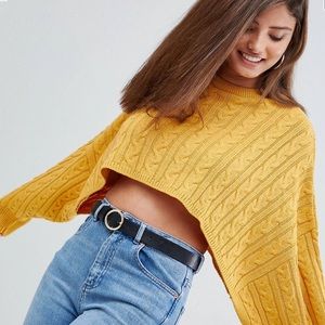 Knit crop top